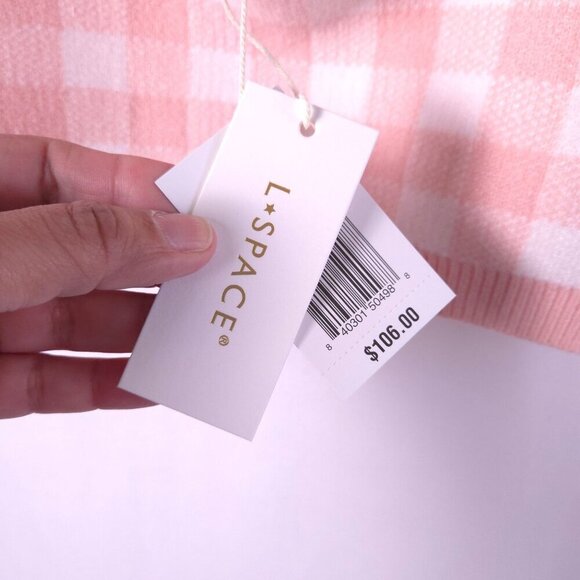 L*Space Francie Crop Top - Pink, Super Soft Size L ($106 Retail) - Picture 3 of 6